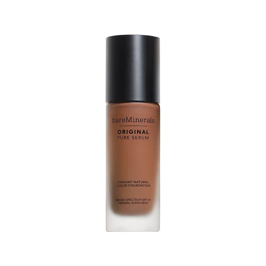 Original Pure Serum Radiant Natural Liquid Foundation Mineral SPF20 5 Deep Cool