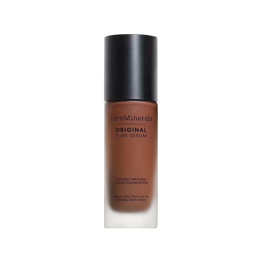 Original Pure Serum Radiant Natural Liquid Foundation Mineral SPF20 6 Deep Cool