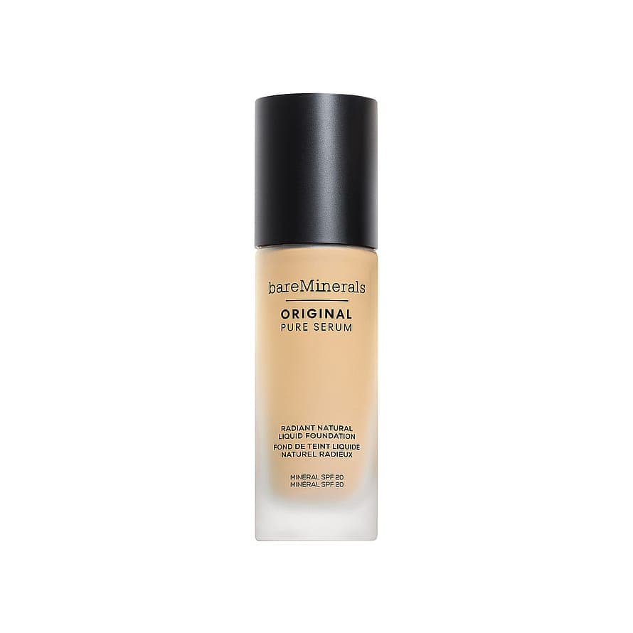 Original Pure Serum Radiant Natural Liquid Foundation Mineral SPF20 Fair Warm 1.5