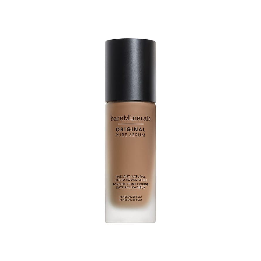 Original Pure Serum Radiant Natural Liquid Foundation Mineral SPF20 Medium Deep Cool 4