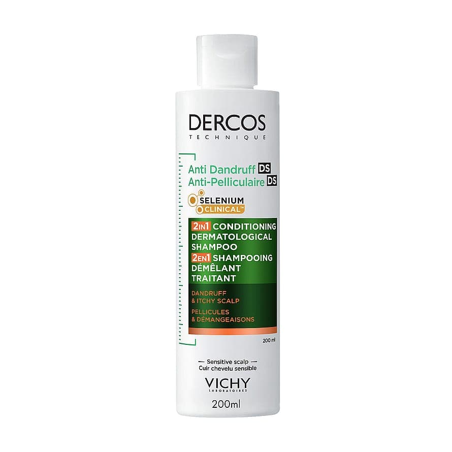 Dercos Technique Anti-Dandruff 2-IN-1 –shampoo + conditioner 200 ml