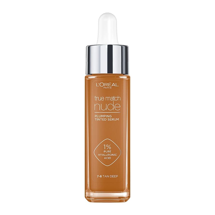 True Match Nude Plumping Tinted Serum 7-8 Tan - Deep