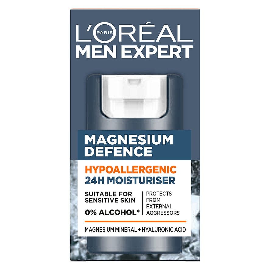 Men Expert Magnesium Defence Hypoallergenic 24H Moisturiser 50 ml