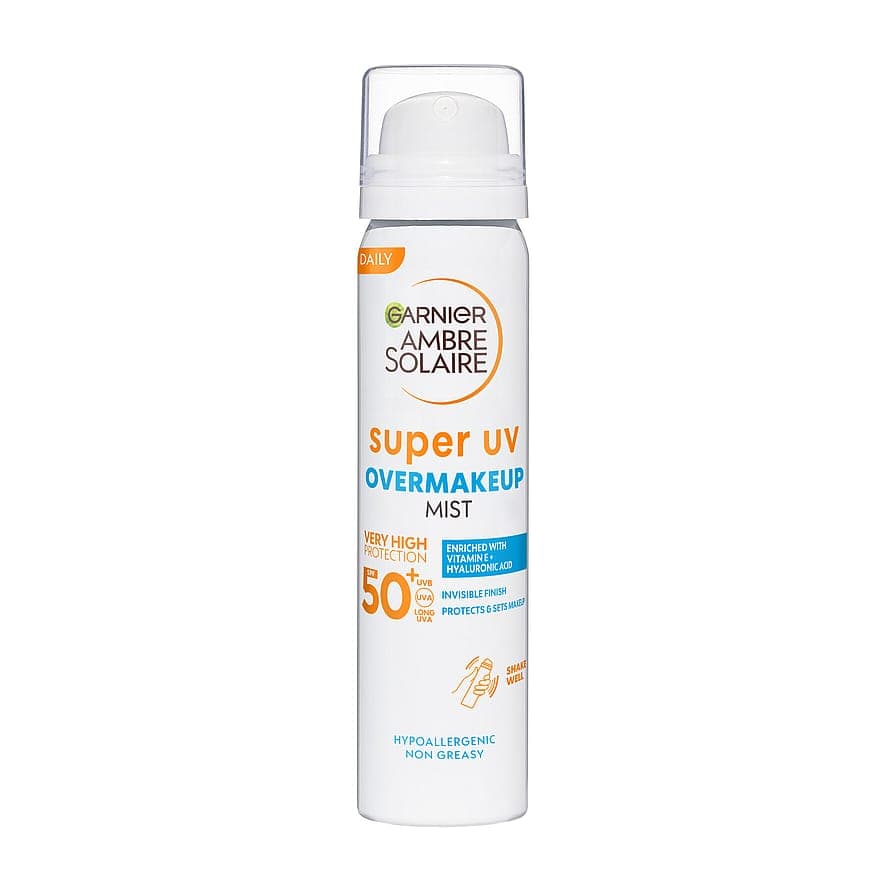 Ambre Solaire Super UV Over Makeup Mist With Hyaluronic Acid SPF50+ 75 ml