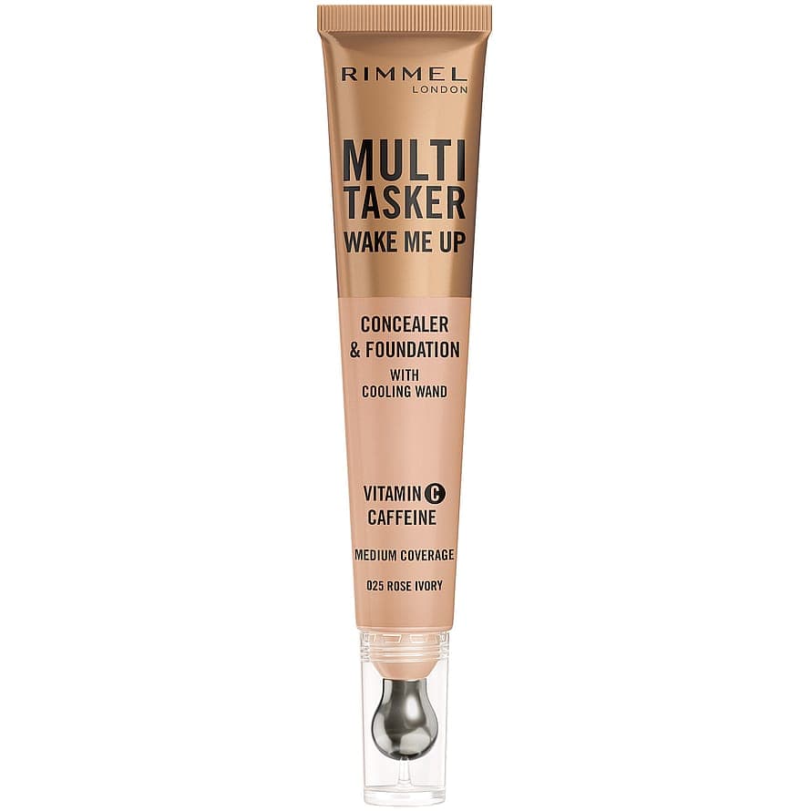 Multi-Tasker Wake Me up Foundation and Concealer Brightening Effect Rose Ivory