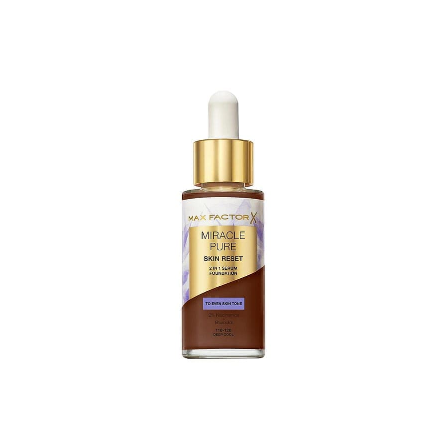 Miracle Pure Skin Reset 2 In 1 Serum Foundation 120 Deep Cool 30 ml