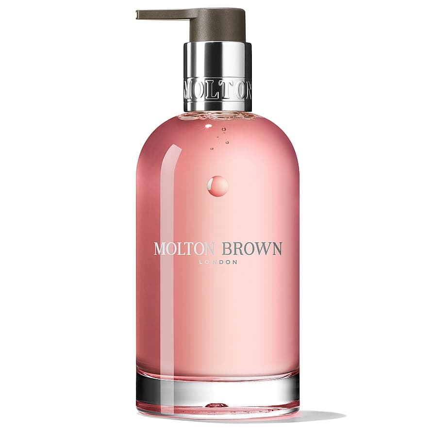 Delicious Rhubarb & Rose Fine Liquid Hand Wash Glass Bottle 200 ml