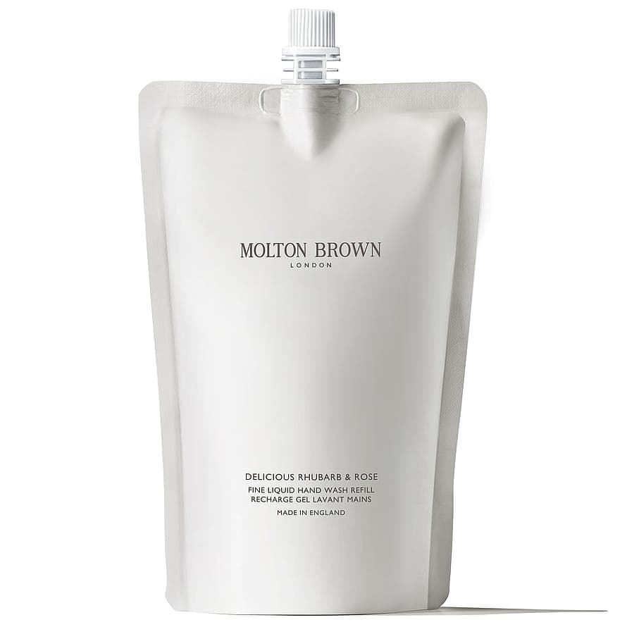Delicious Rhubarb & Rose Fine Liquid Hand Wash Refill 400 ml