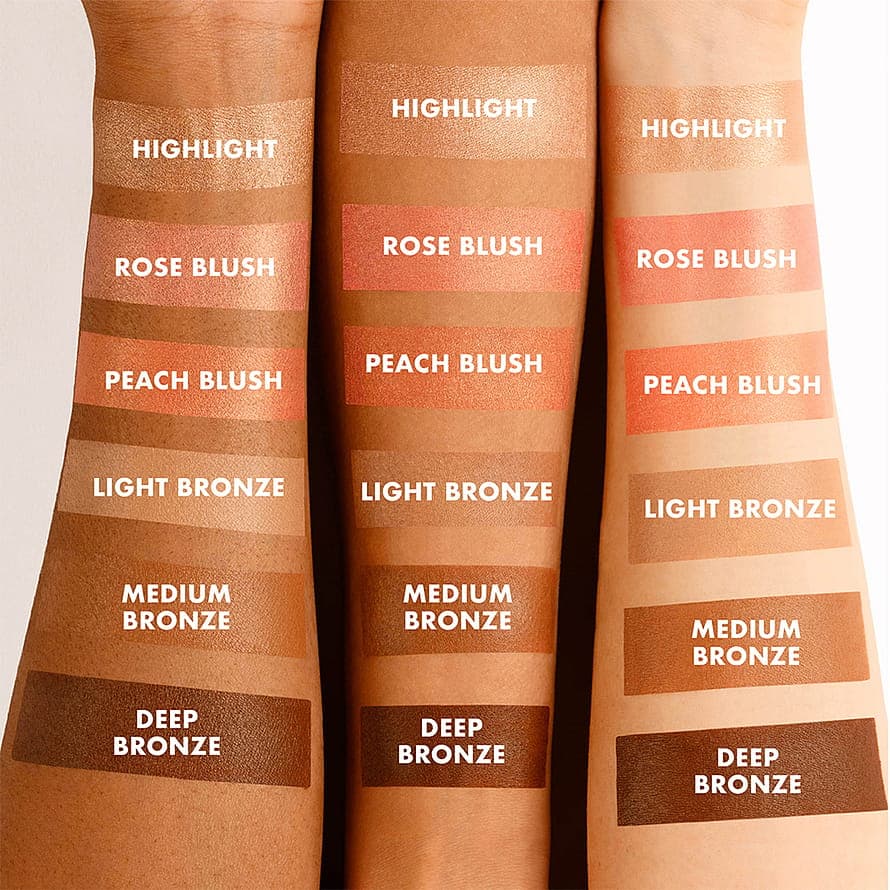 Multi-Use Cream Blush, Bronze and Highlight Palette