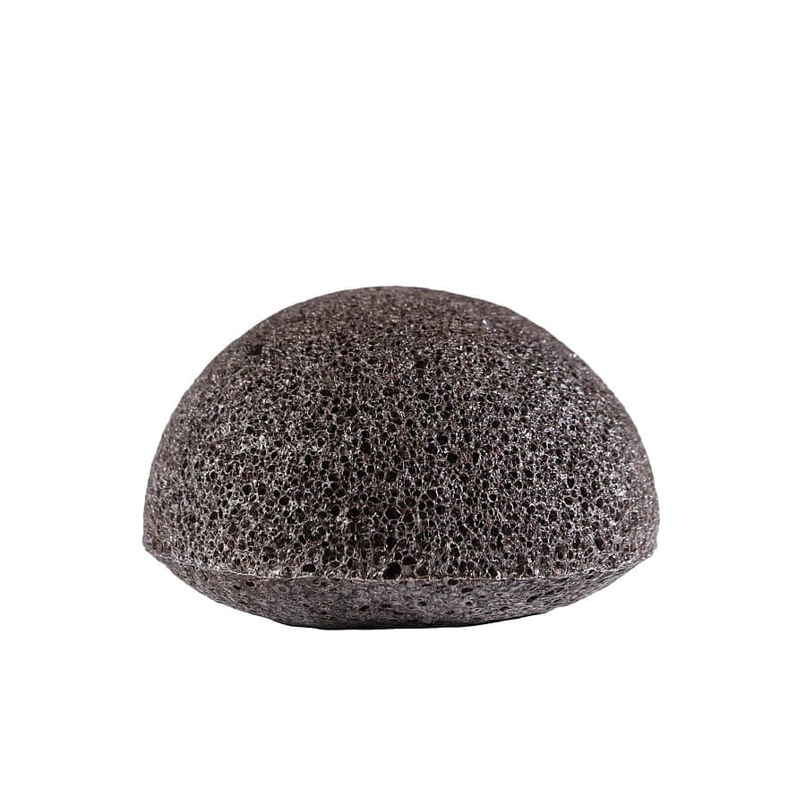 Konjac Sponge With Activated Charcoal – Natural Exfoliation For Pimples And Blackheads Konjac Sponge