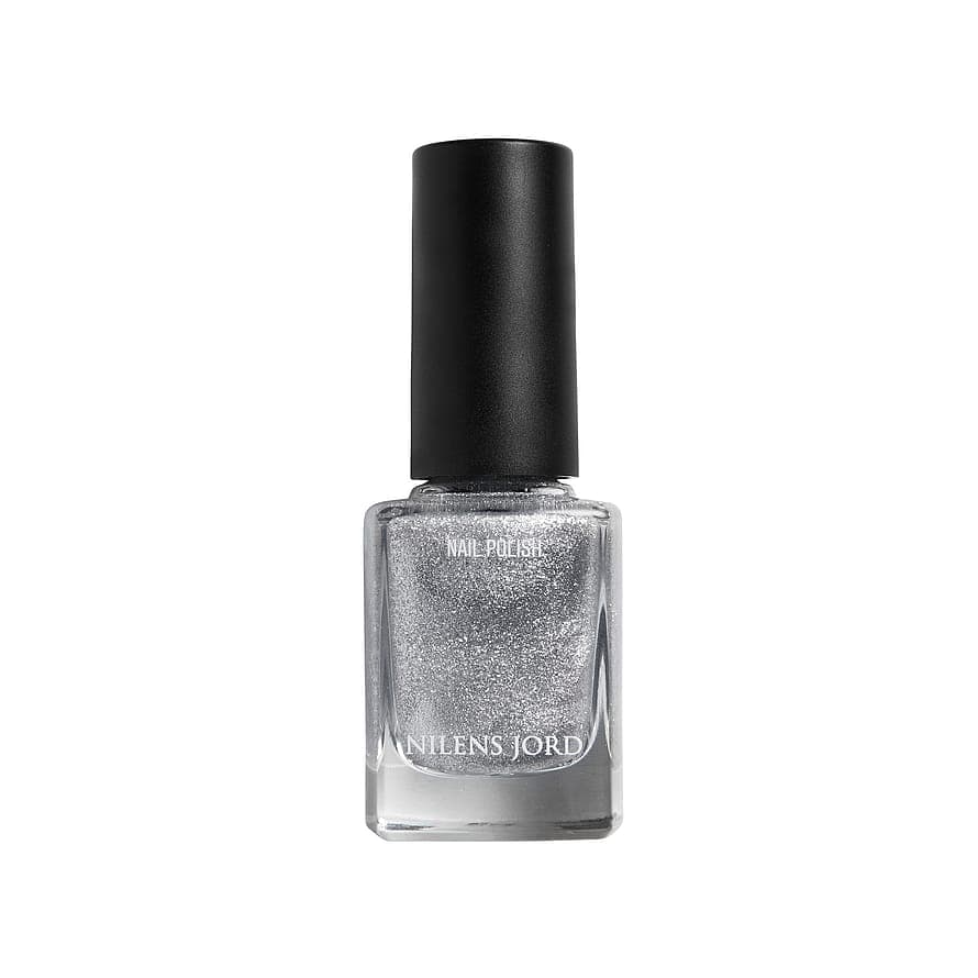 Nail Polish Silver Glitter
