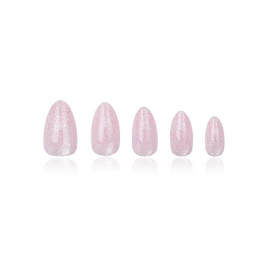 Pink Galaxy, Medium Almond Pink Galaxy, Medium Almond