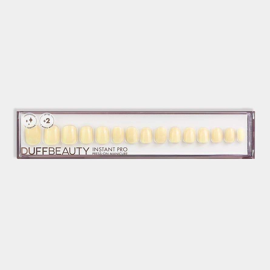 Butter Yellow Short Squoval 30 pcs
