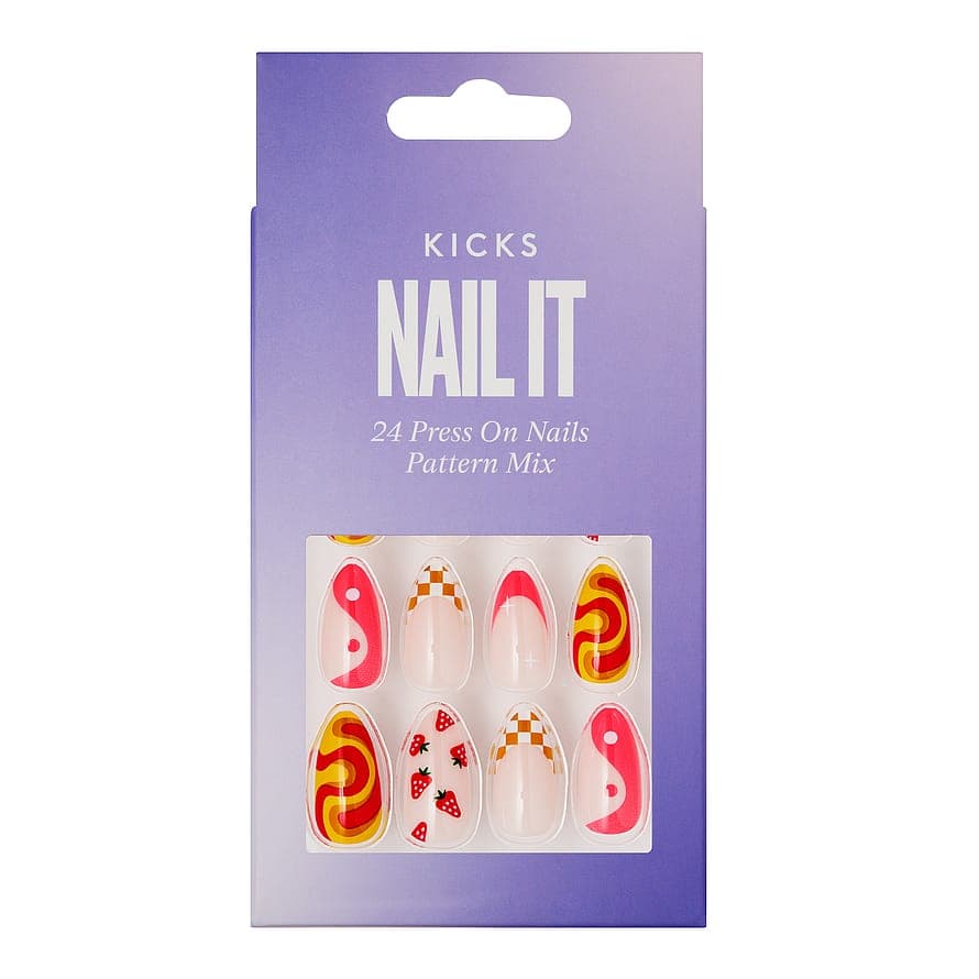 Press On Nails Pattern Mix