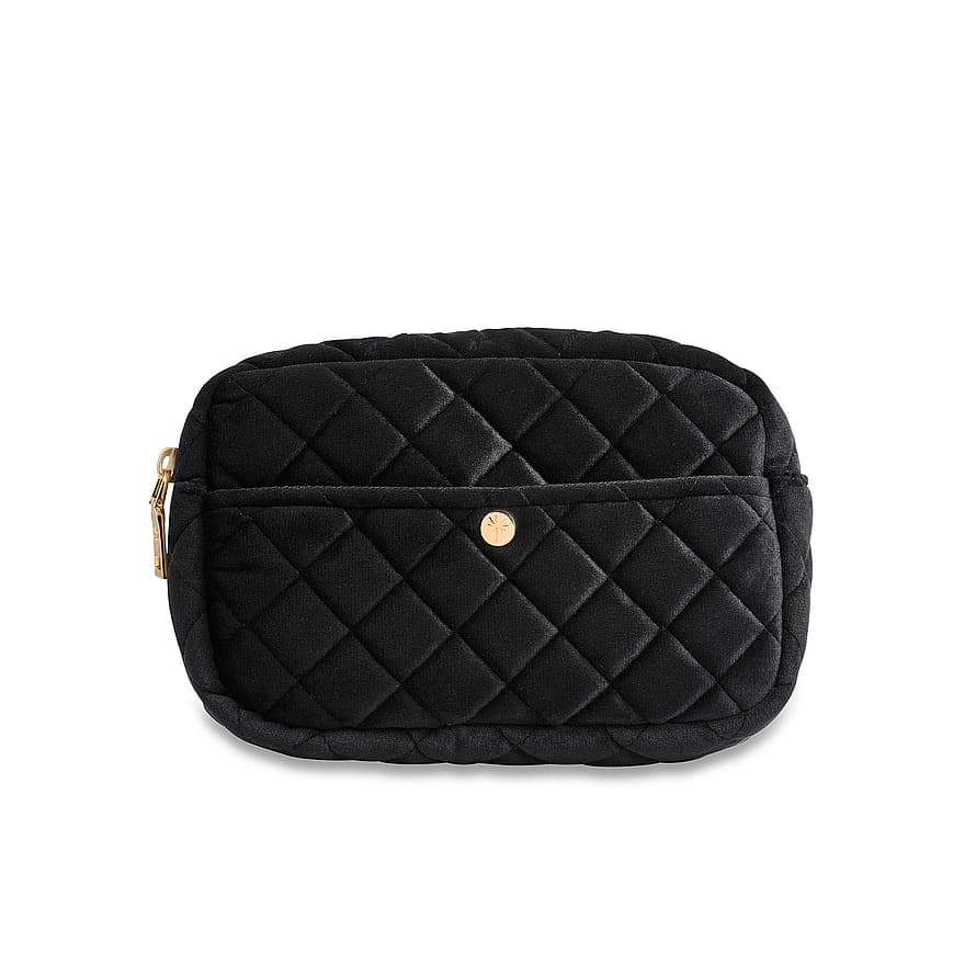 Beauty Bag Large Black Velvet M