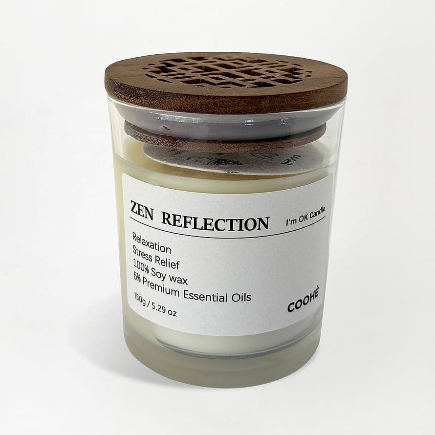 I'M OK Soy Wax Aroma Candle Zen Reflection 150 g