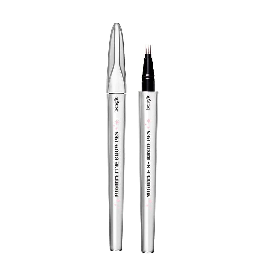 Mighty Fine Brow Pen - Superfine Triple Tip Brow Pen 3.5 Neutral Medium Brown