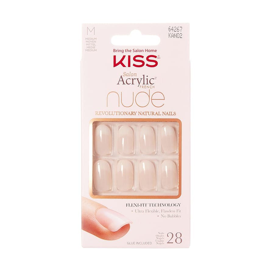 Salon Acrylic French Nails Nude 2