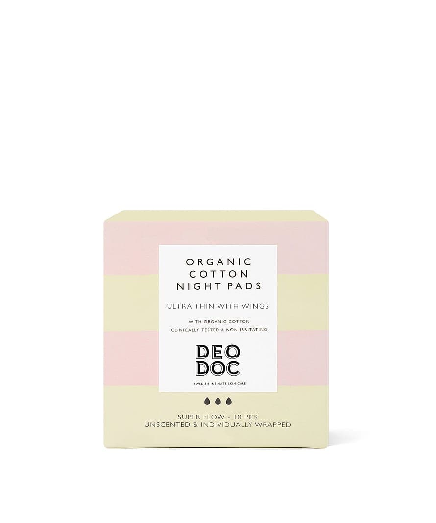 Organic Cotton Night Pads 10 stk.