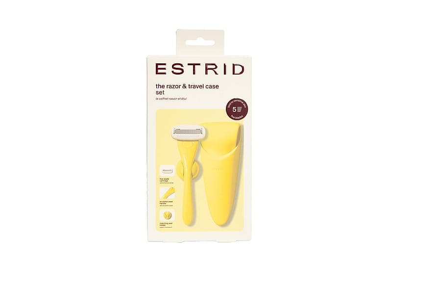 Estrid Razor & Case Set Butter
