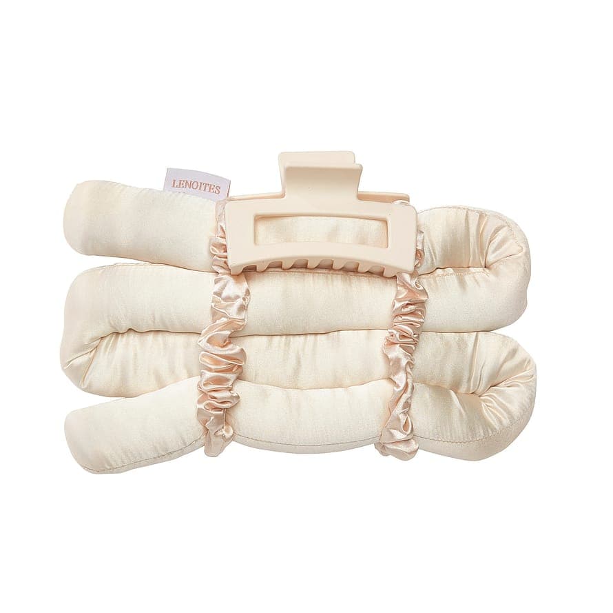 Heatless Curls in Mulberry Silk Golden Sand