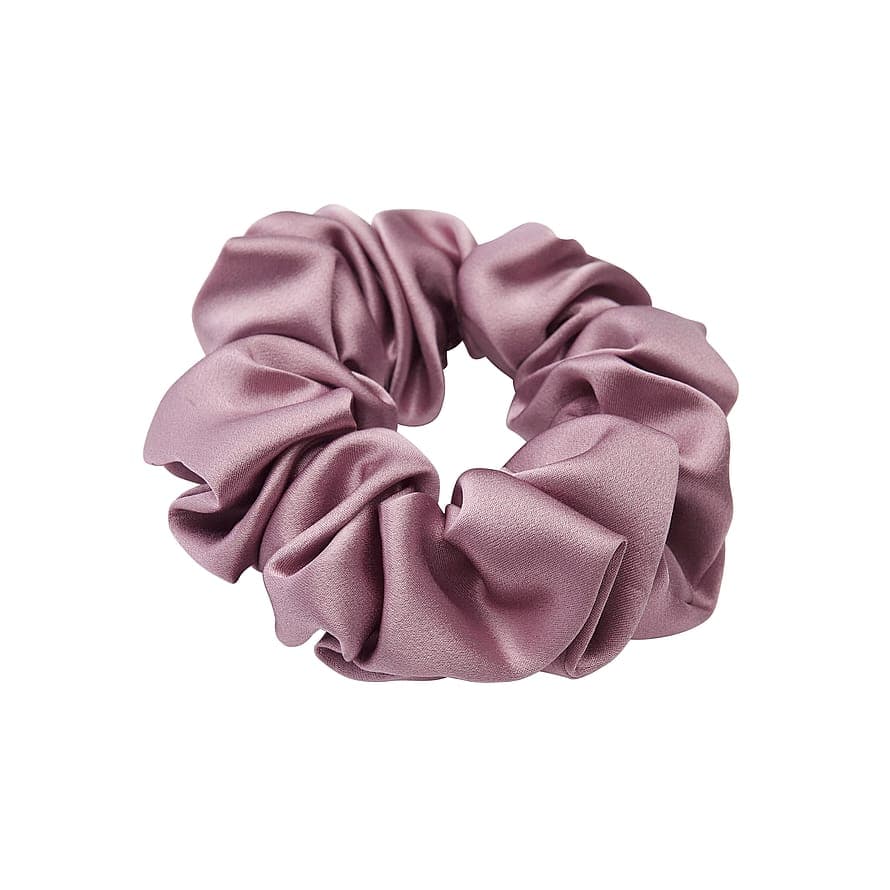 Mulberry Silk Scrunchie Purple