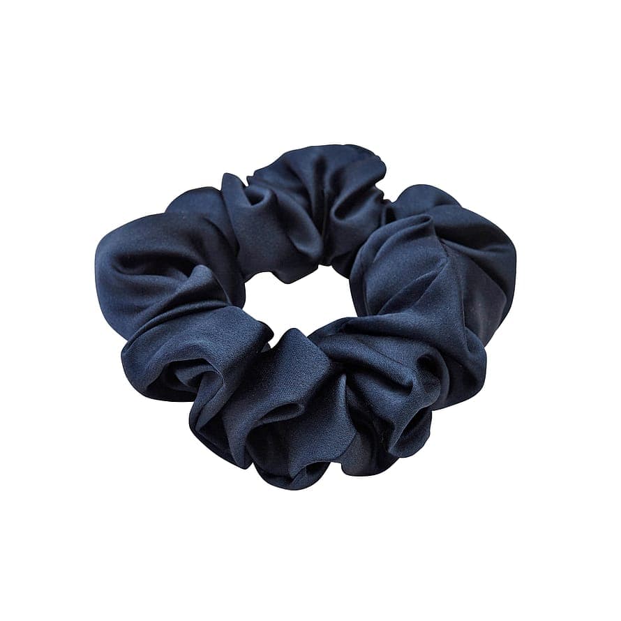 Mulberry Silk Scrunchie Blue
