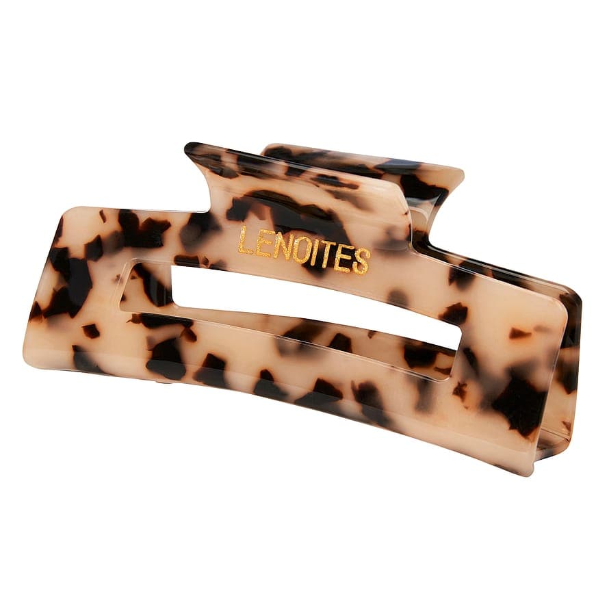 Hair Claw Nude Leopard
