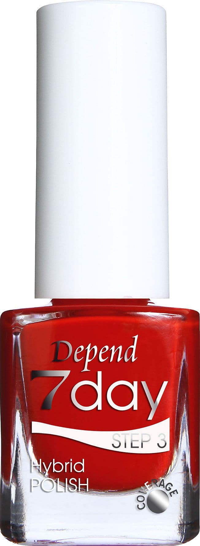 7 Day Hybrid Nail Polish Looking Striped