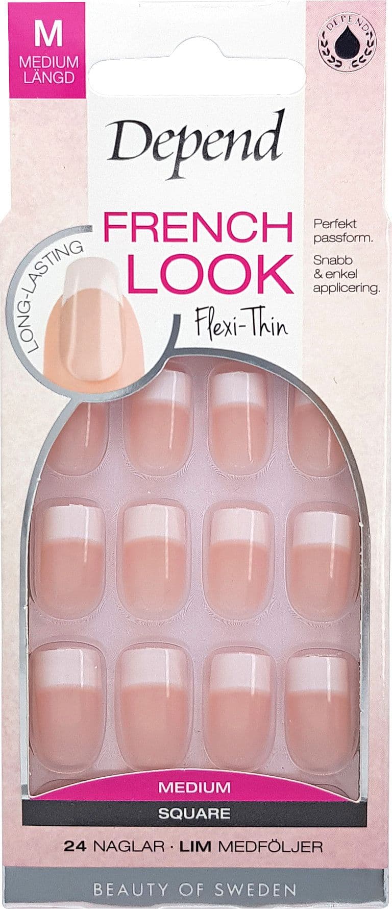 French Look French Look Medium Square Pink