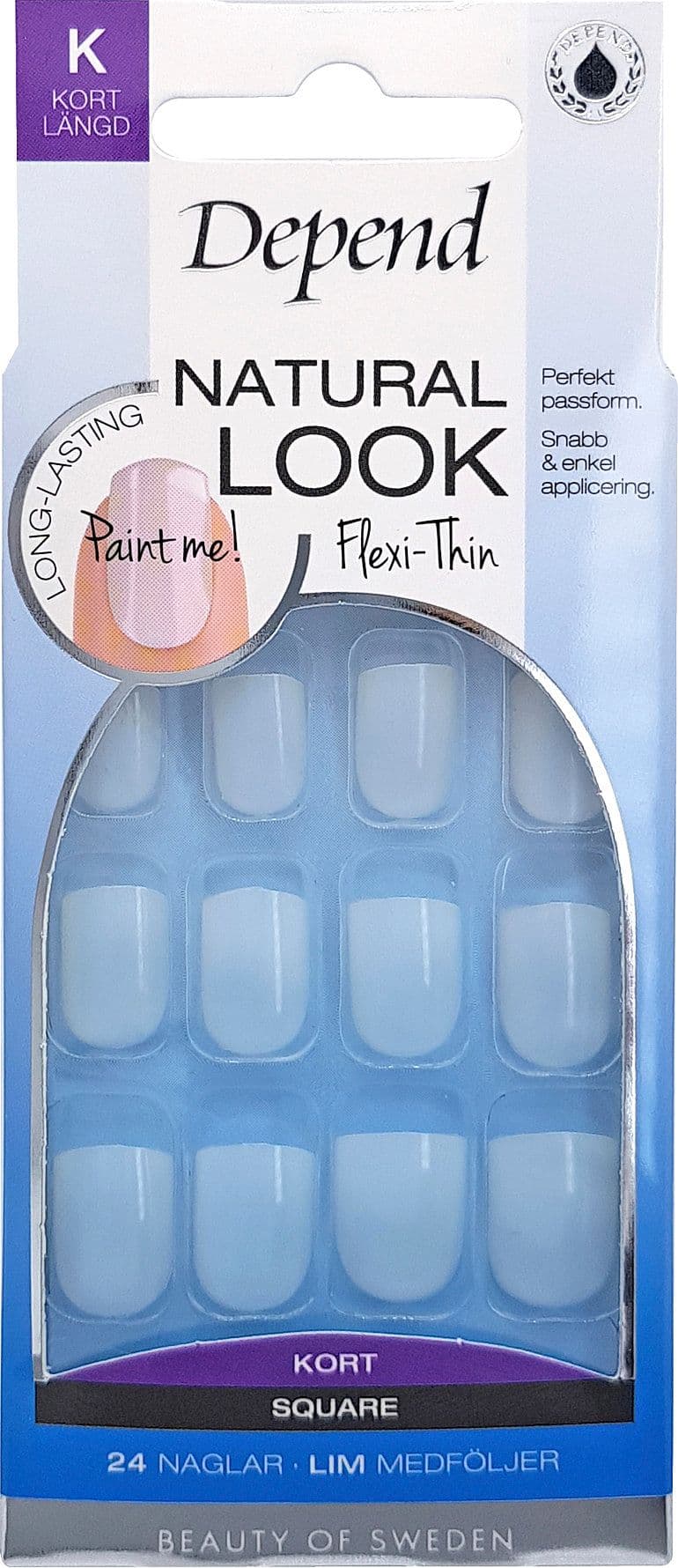 Natural Look Short Square