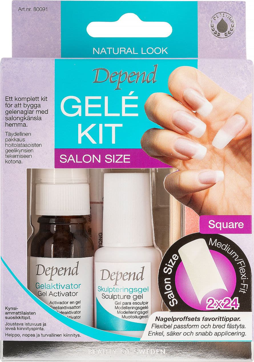 Gel Kit Salon Size Medium Square