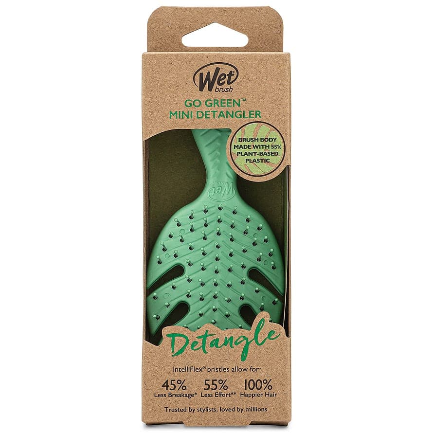 Go Green Mini Detangler Green