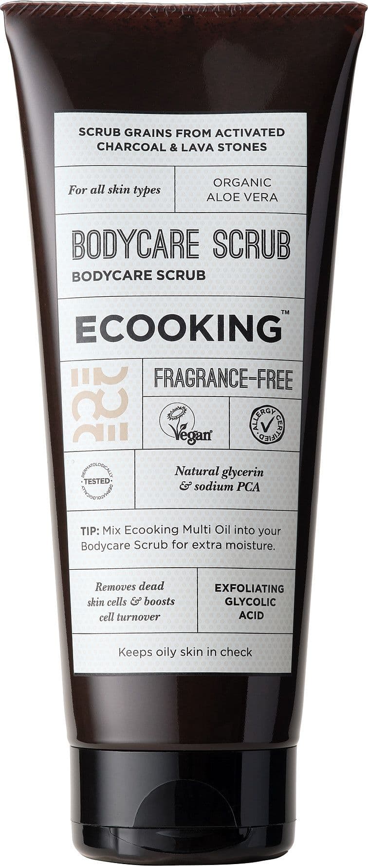Bodycare Scrub Fragrance Free 200 ml