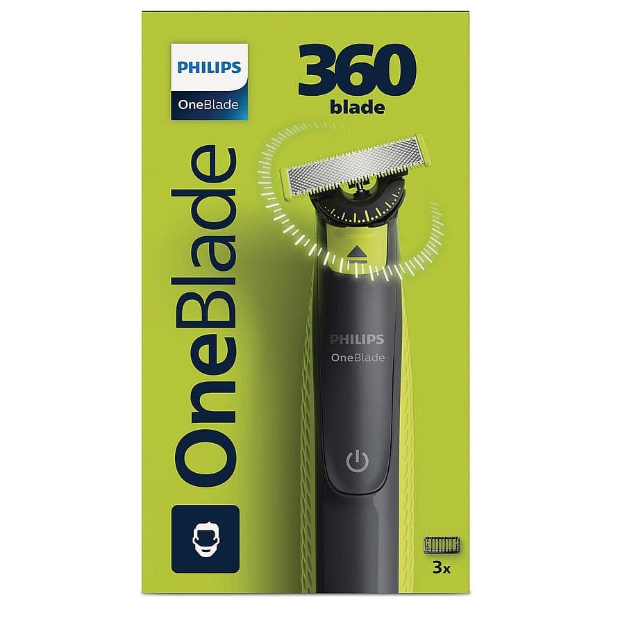 OneBlade Face 360 Black/Green