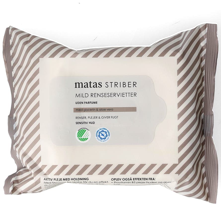 Mild Cleansing Wipes For Sensitive Skin Fragrance Free 25 pcs