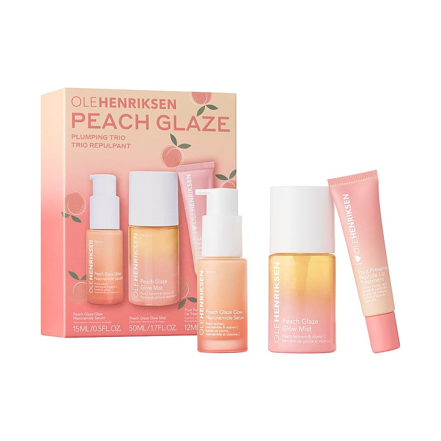 Peach Glaze Plumping Trio Gift Set