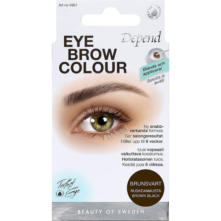 Eyebrow Colour Brown black
