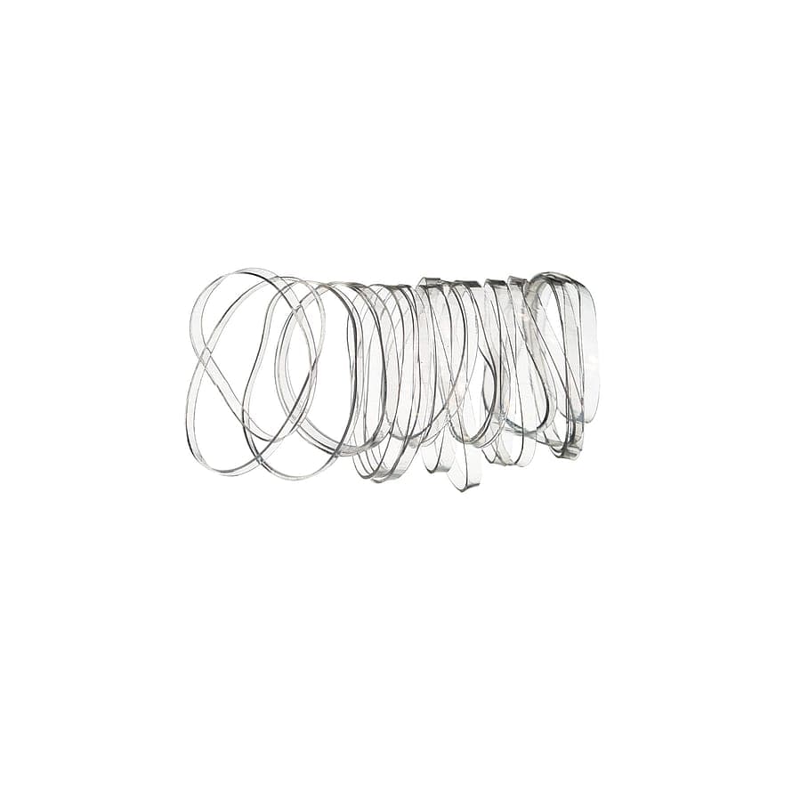 Mini Elastics Clear 20 pcs