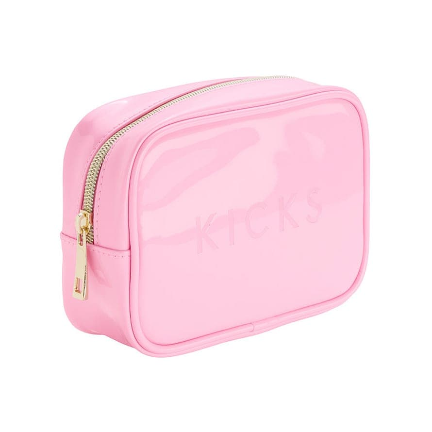 Small Boxy Make Up Bag Pink
