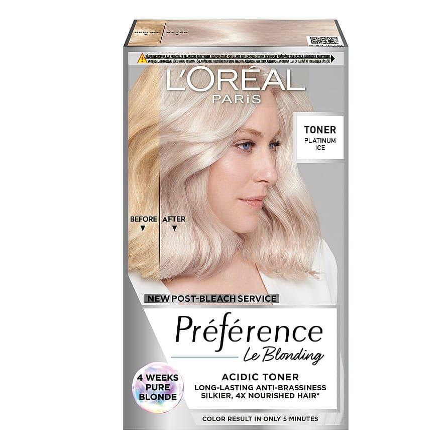 Préférence Le Blonding Advanced Bleach 01 Acidic Toners Platinum Ice