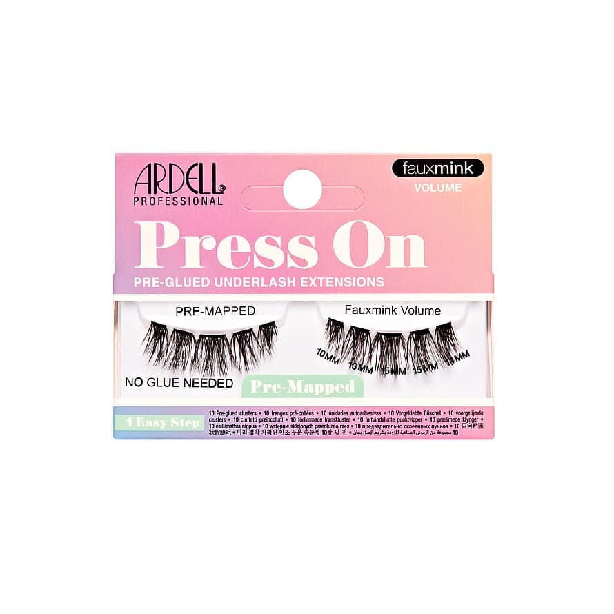 Press On Pre-Mapped Faux Mink Volume
