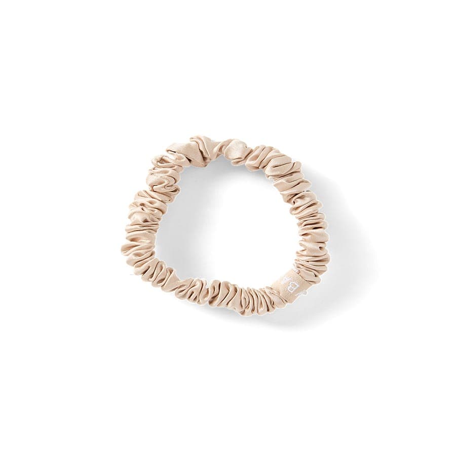 Silk Hair Tie Beige
