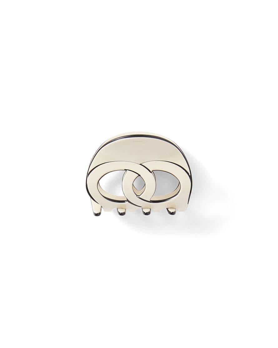 Hair Claw Coco White