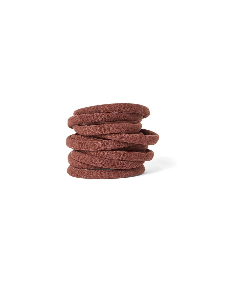 Circular Collection Hair Tie Brown