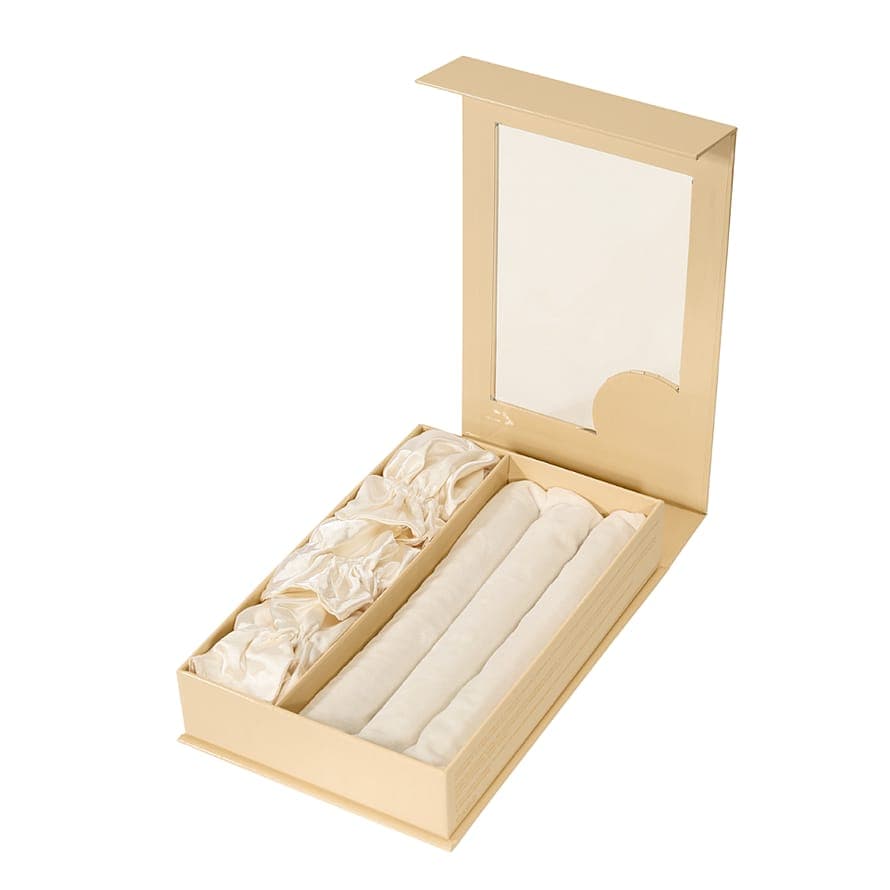 Heatless Curl Rods with Caps 3-Pack Golden Sand