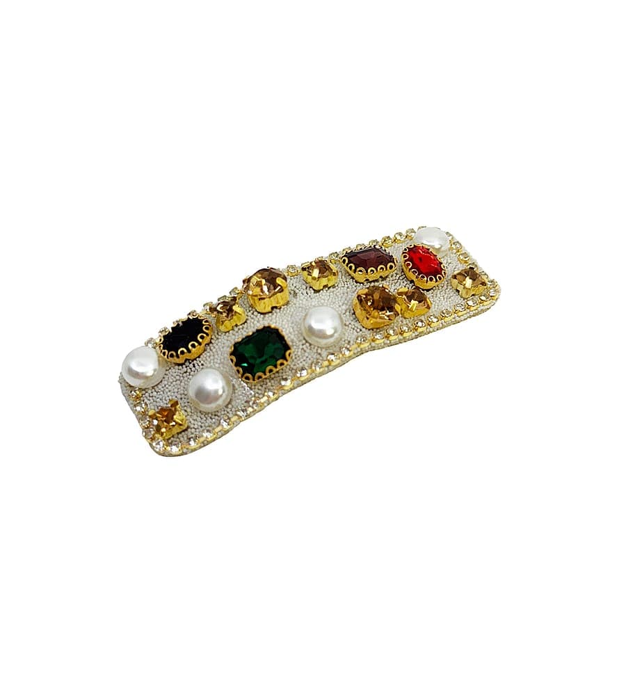 Franca Clip Multi White Multi Coloured