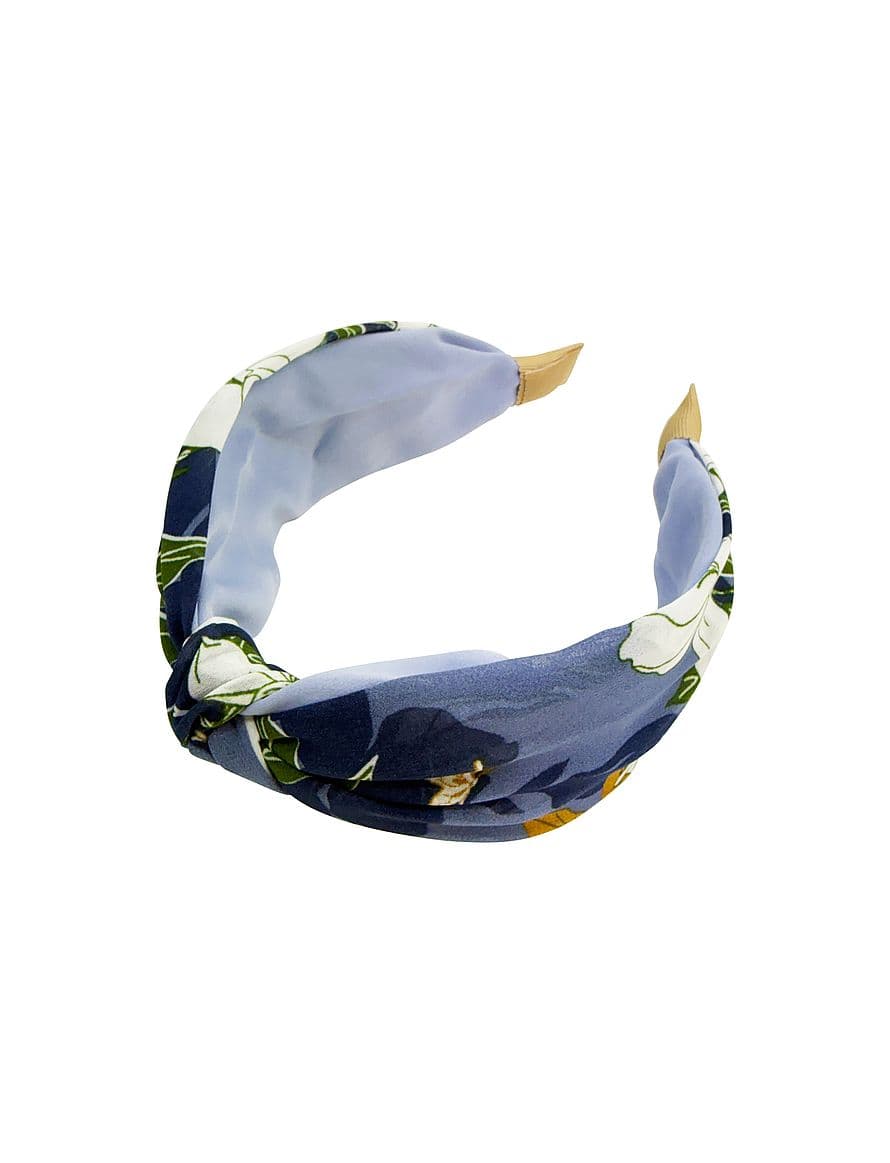 Rosie Flower Headband Blue Blue