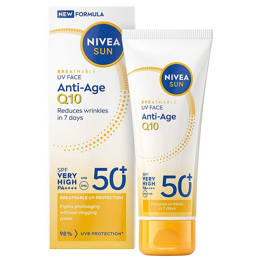 Nivea Solskydd Ansikte UV Face Anti-Age Q10 SPF50+ 40 ml