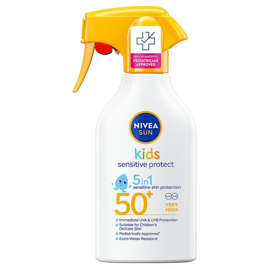 Nivea Solskydd Kids Sensitive Protect Trigger Spray SPF50+ 250 ml
